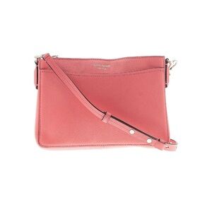 Kate Spade Coral Pink Leather Crossbody Bag